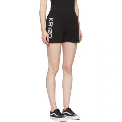 Shop Kenzo Black  Sport Shorts