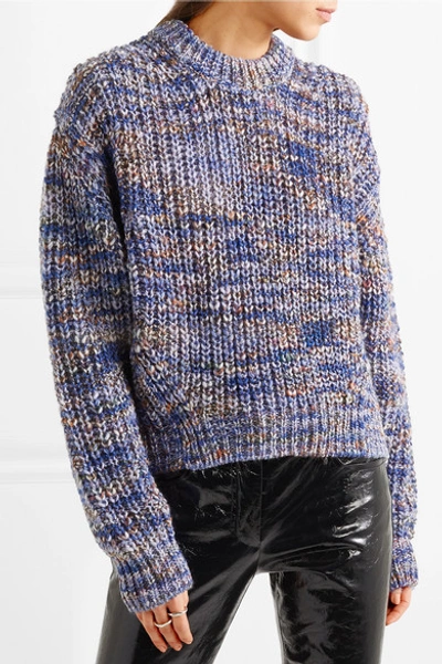 Shop Acne Studios Zora Chunky-knit Sweater In Blue