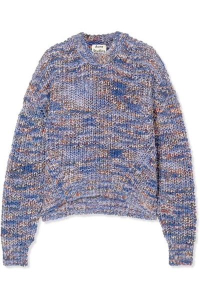 Shop Acne Studios Zora Chunky-knit Sweater In Blue