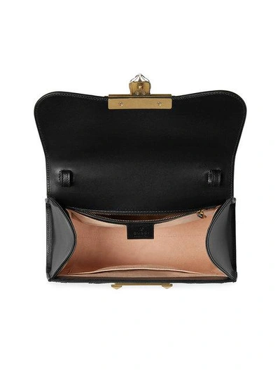 Shop Gucci Osiride Small Gg Top Handle Bag In Black