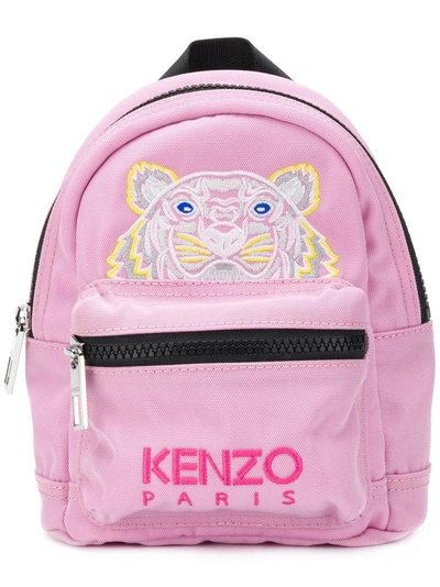 Shop Kenzo Mini Tiger Backpack - Pink
