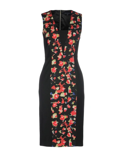 Shop French Connection Knee-length Dress In Black
