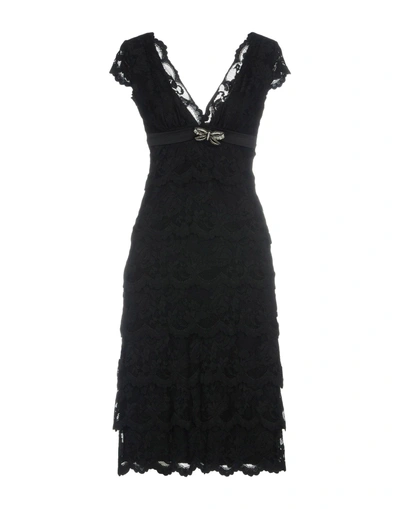 Shop Olvi's Knee-length Dresses In Black