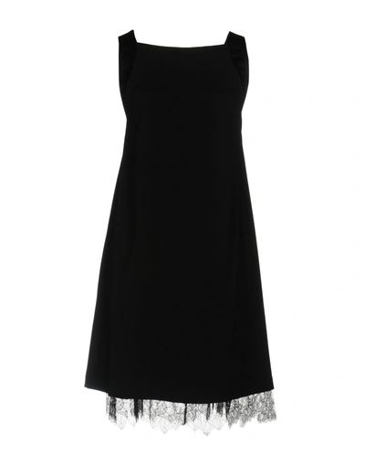 Shop Pinko Knee-length Dresses In Black