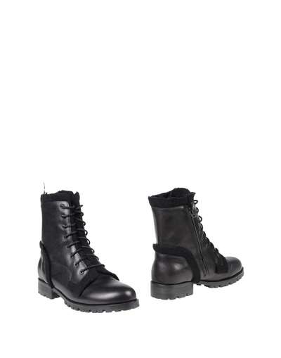 Shop Yohji Yamamoto Ankle Boots In Black