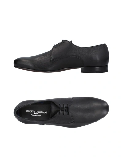 Shop Alberto Guardiani Lace-up Shoes In Black