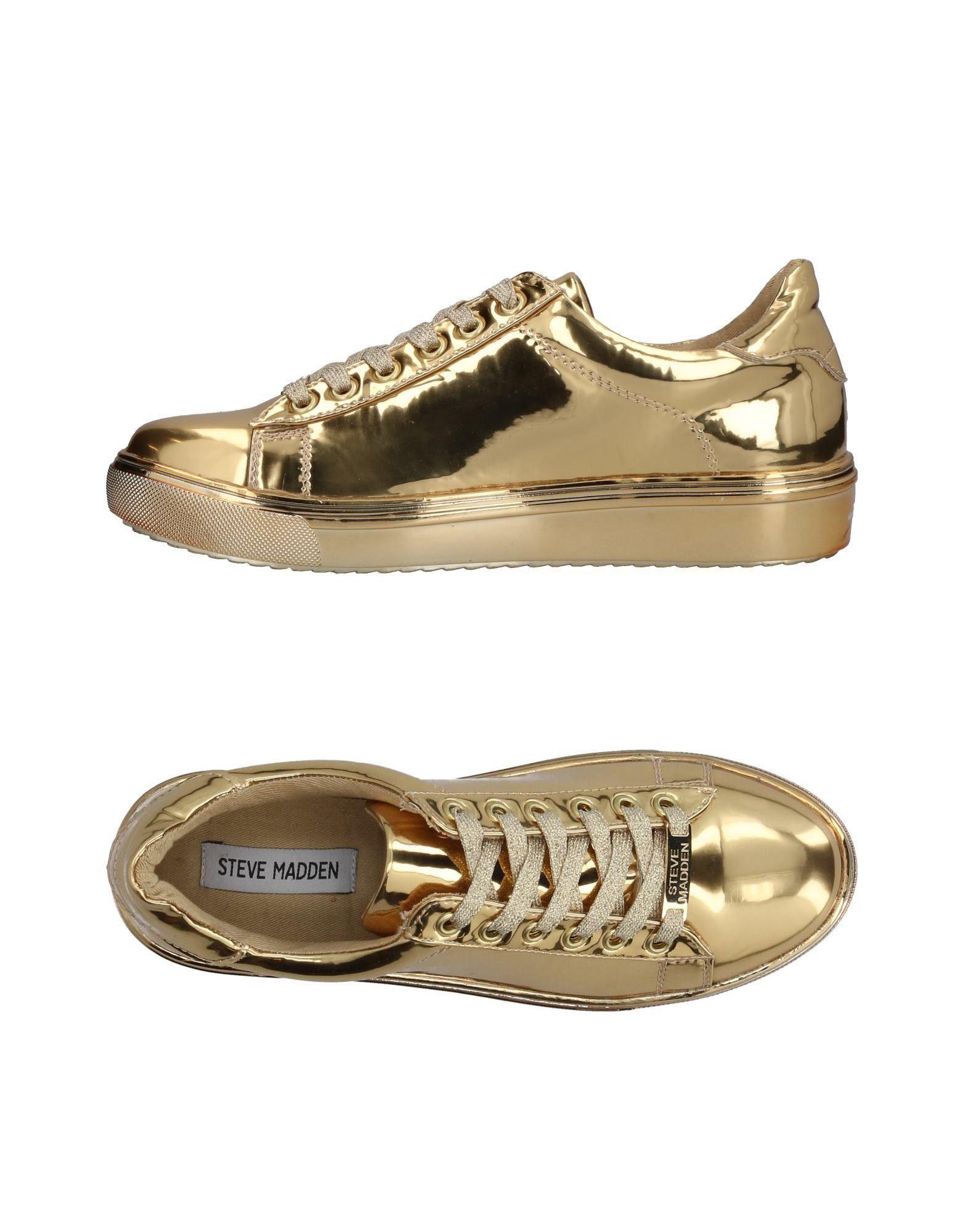 steve madden gold sneakers