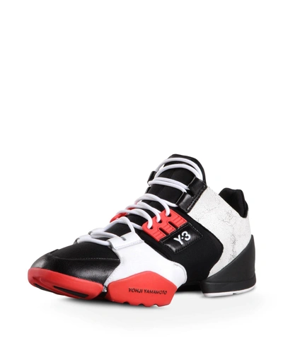 Shop Y-3 Woman Sneakers Black Size 8-10 Textile Fibers, Soft Leather