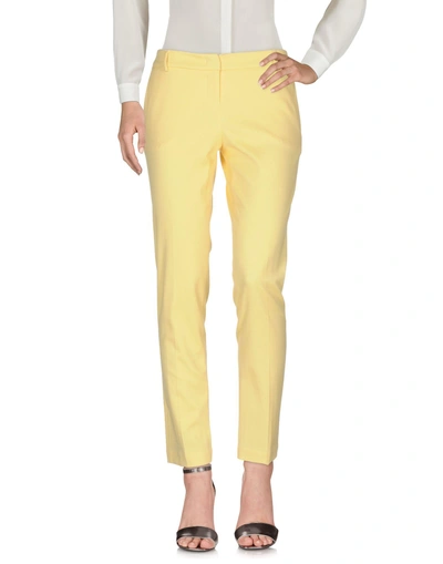 Shop Hanita Casual Pants In Yellow