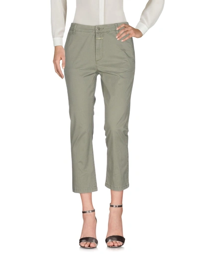 Shop Closed Casual Pants In Military Green