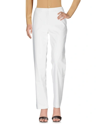 Shop Escada Casual Pants In White