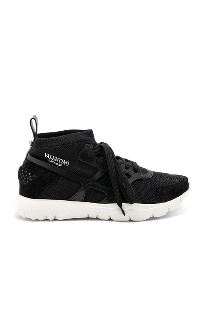 Shop Valentino Sneaker In Black