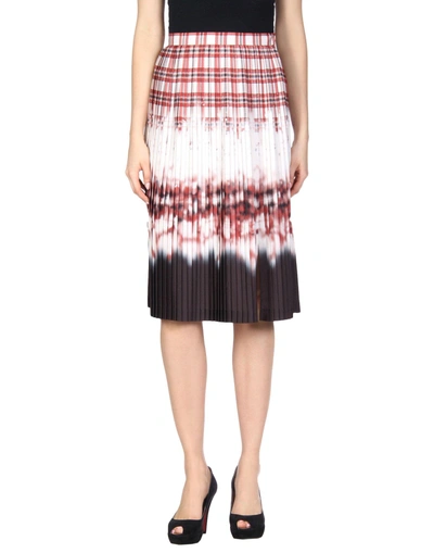 Shop Altuzarra Woman Midi Skirt Brick Red Size 8 Polyester