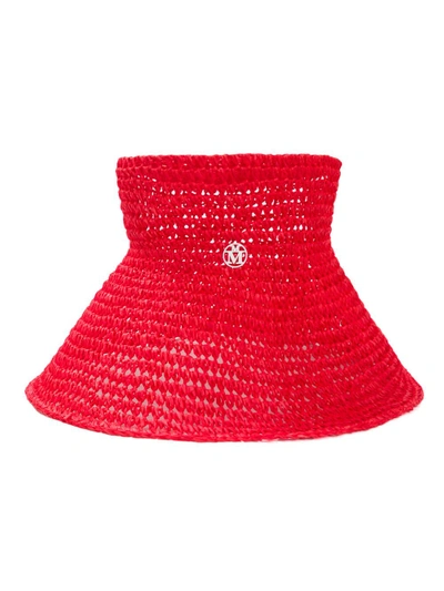 Shop Lhd Cloche 1899 Hat X Maison Michel In Red