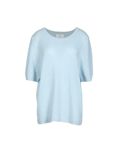 Shop Allude Cashmere Blend In Sky Blue