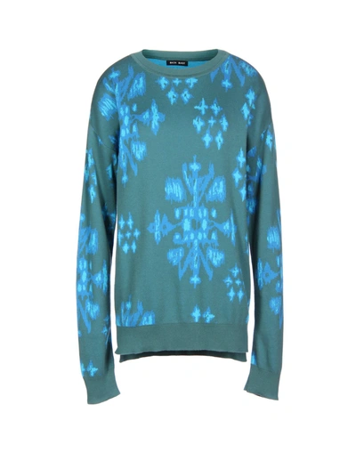 Shop Baja East Sweater In Turquoise