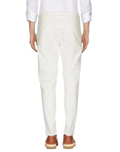 Shop Authentic Original Vintage Style Man Pants Ivory Size 36 Cotton, Elastane In White