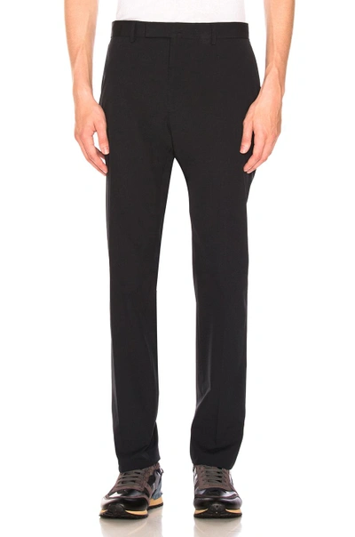 Shop Valentino Informal Chino Trousers In Blue