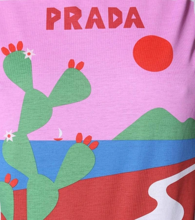 Shop Prada Printed T-shirt