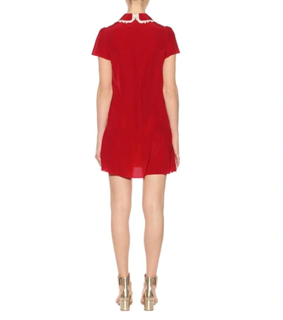 Shop Red Valentino Silk Dress