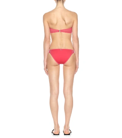 Shop Stella Mccartney Bandeau Bikini Top In Pink