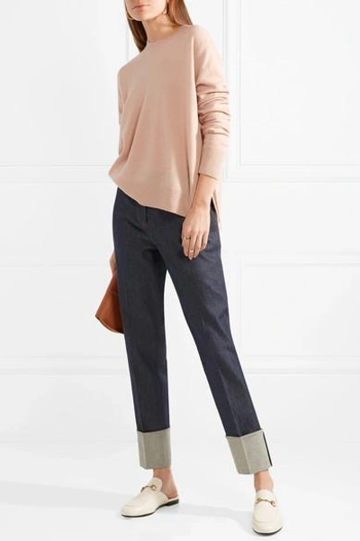 Shop Vince Cashmere Sweater In Blush