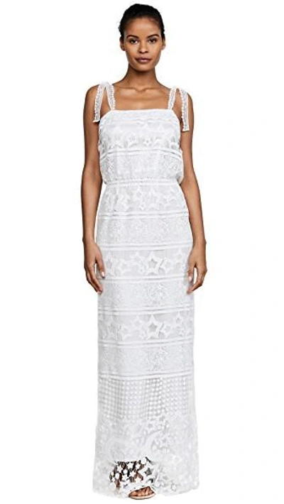 Shop Miguelina Ryan Dress In White