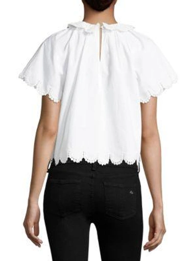 Shop Sea Modern Pleated Top In White