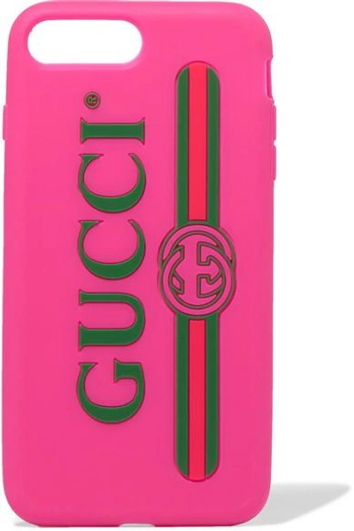Shop Gucci Silicone Iphone 7 And 8 Plus Case In Usd