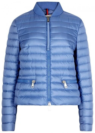 Shop Moncler Blen Quilted Shell Jacket In Light Blue