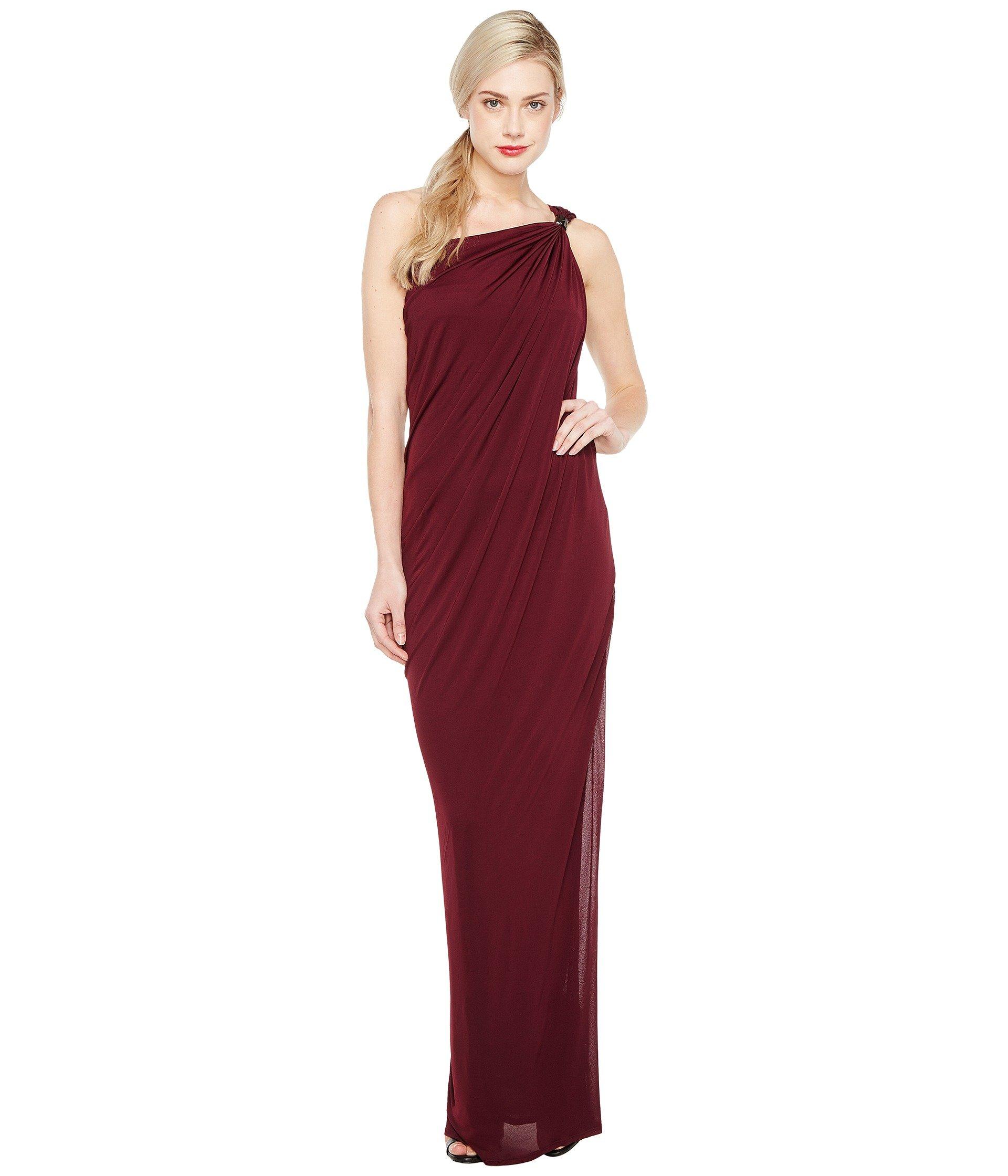 halston heritage one shoulder