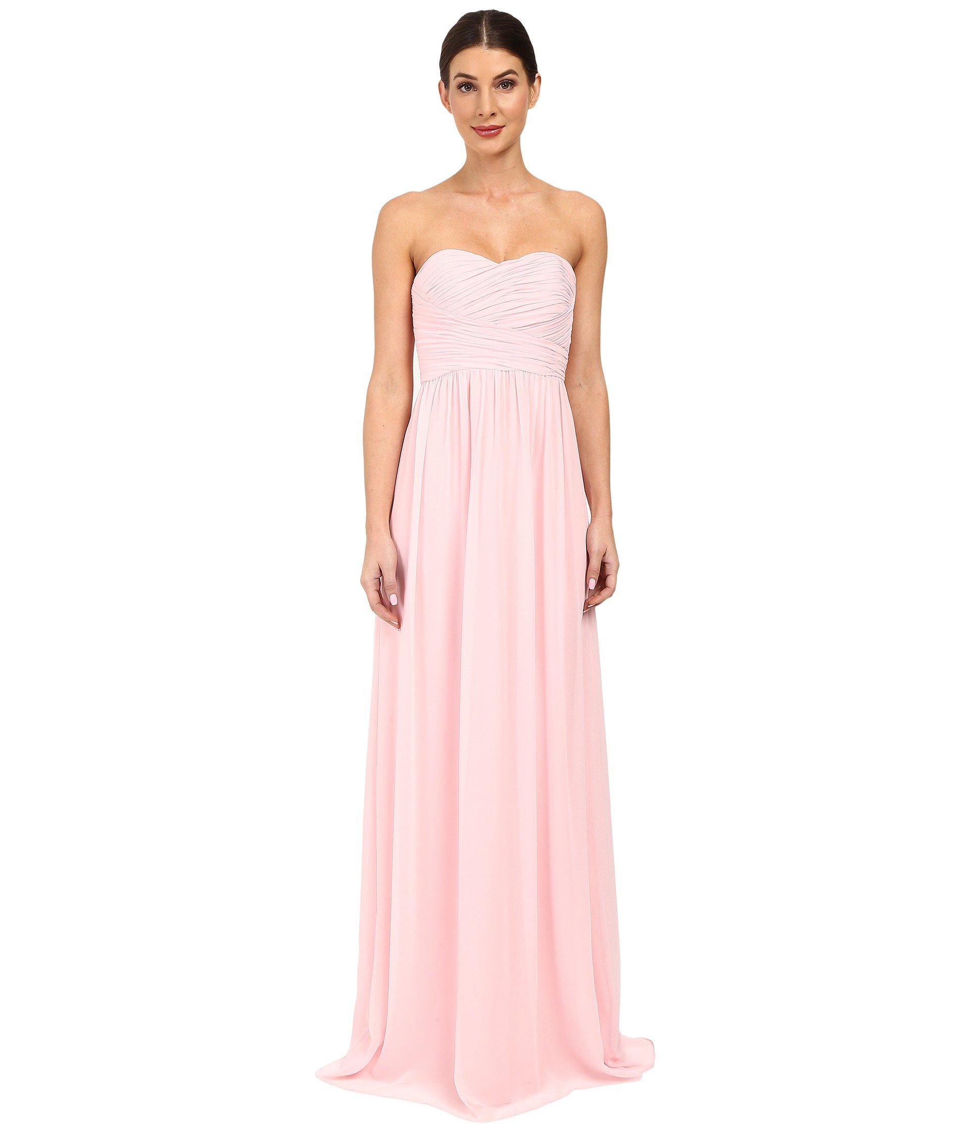 donna morgan strapless dress