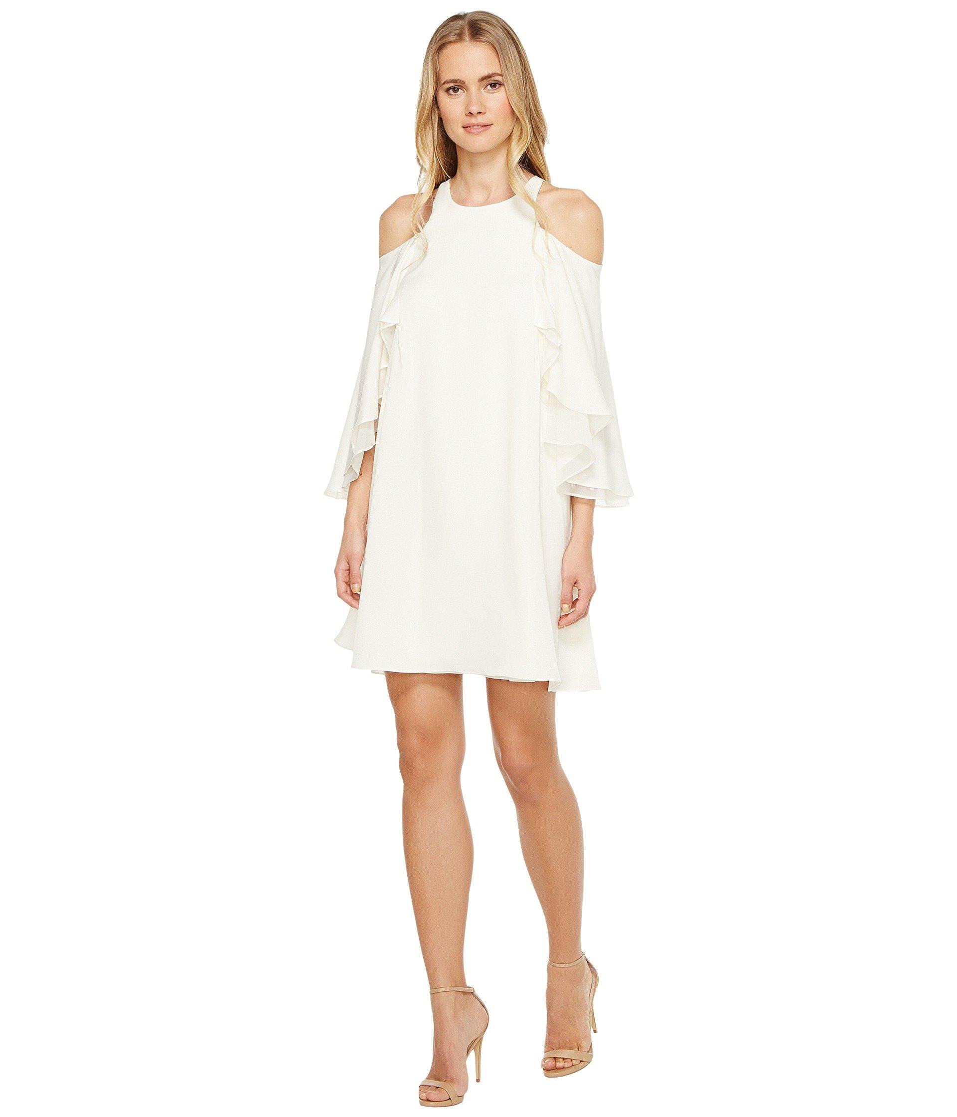 cold shoulder flowy dress