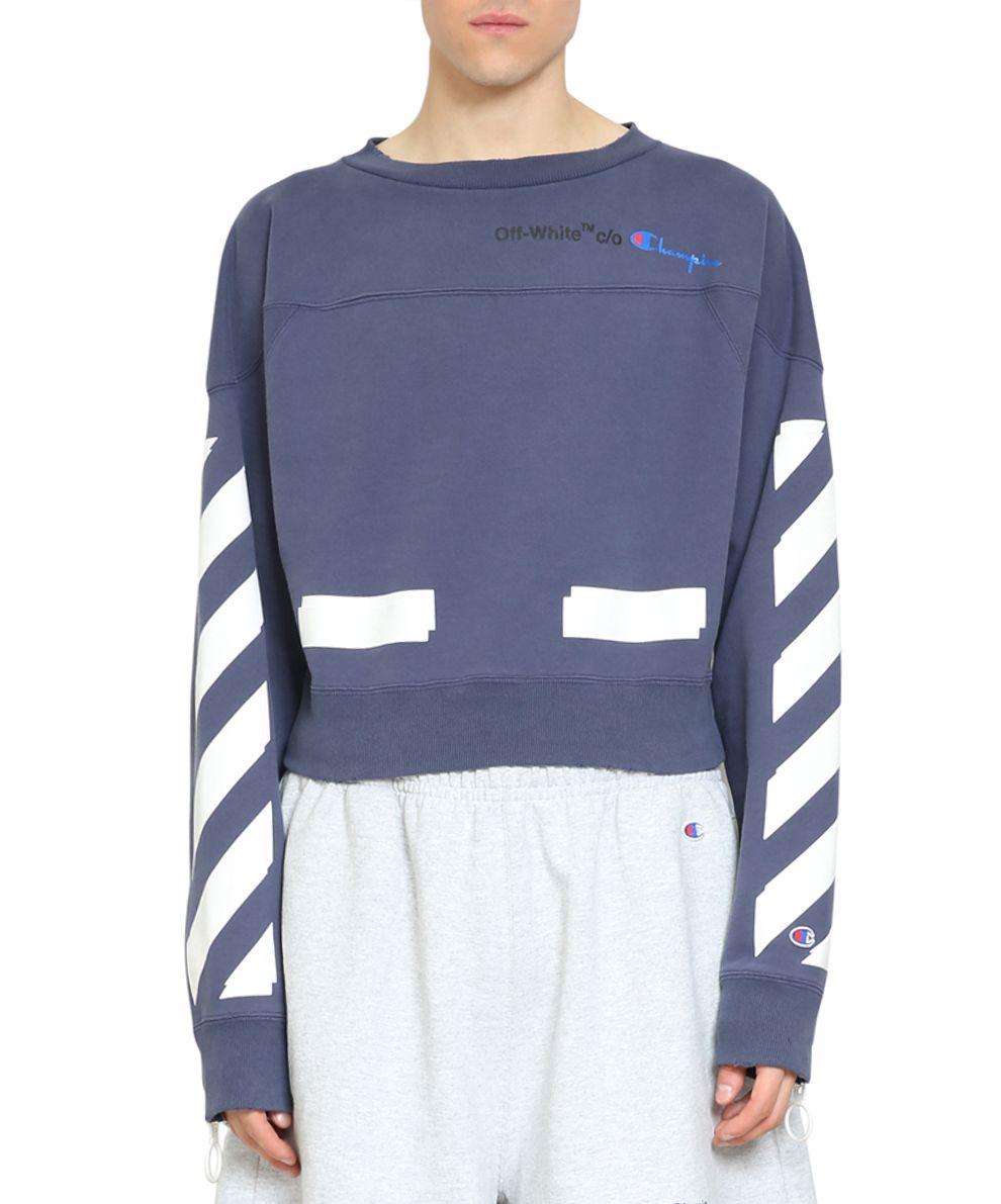 off white champion sweatshirt