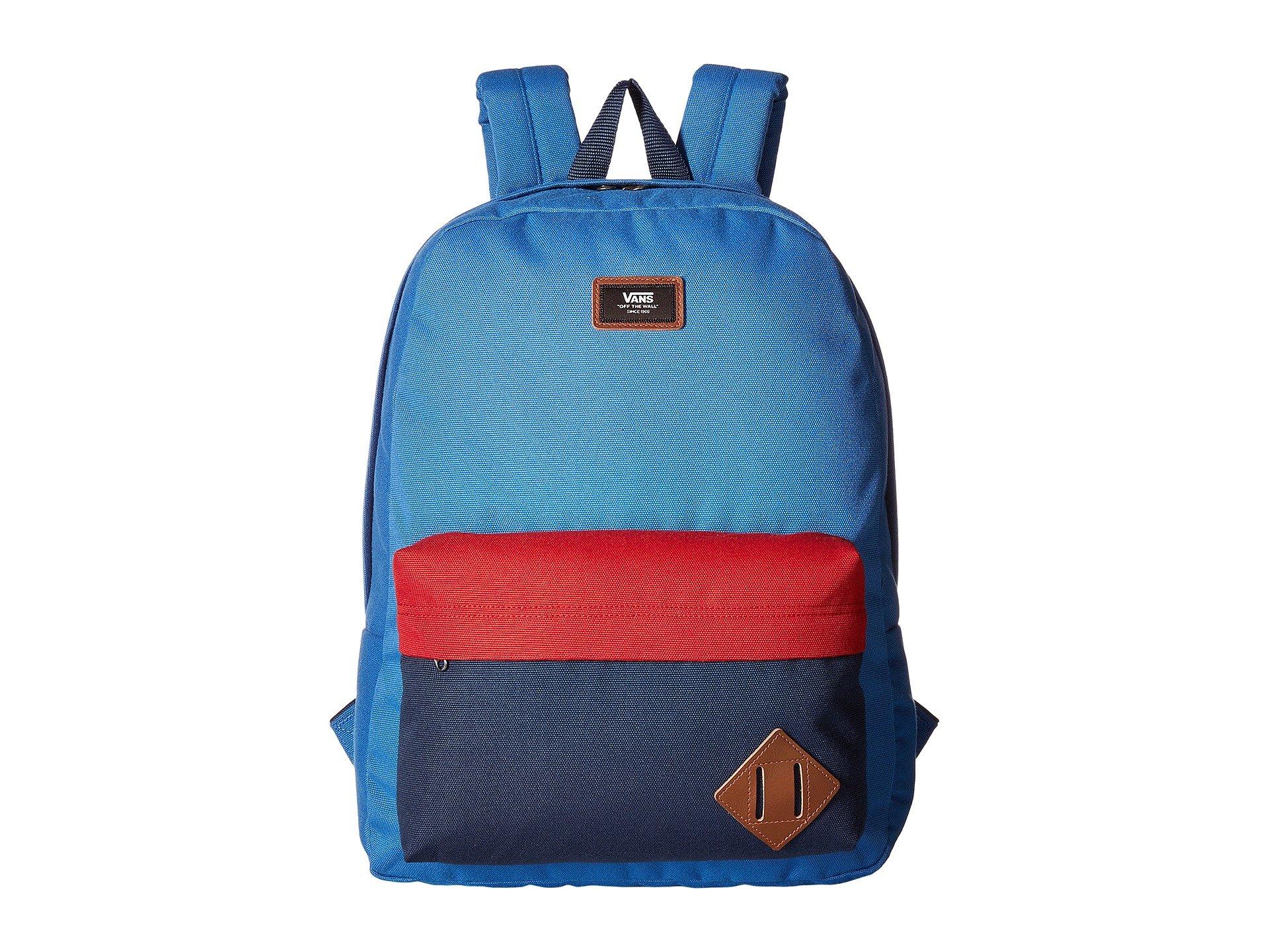 vans old skool color block backpack