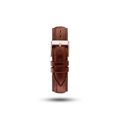 Shop About Vintage Brown Leather Strap & Rose Gold