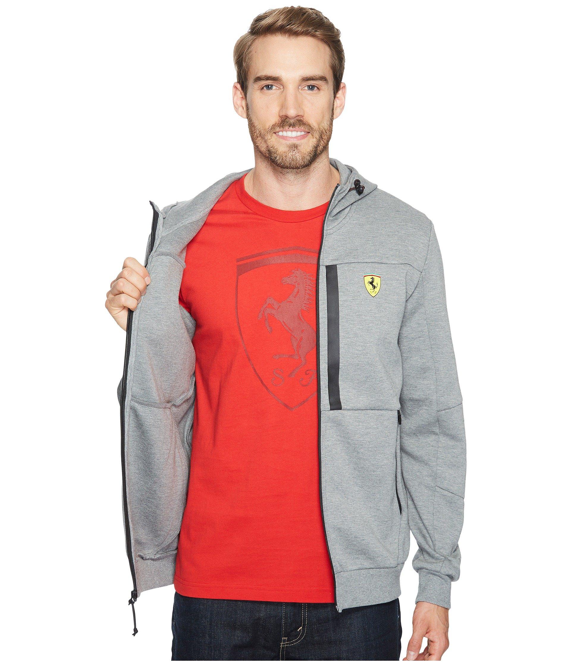 Puma Sf Hooded Sweat Jacket In Medium Gray Heather | ModeSens