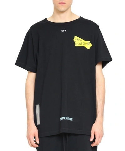 Off white firetape shop shirt