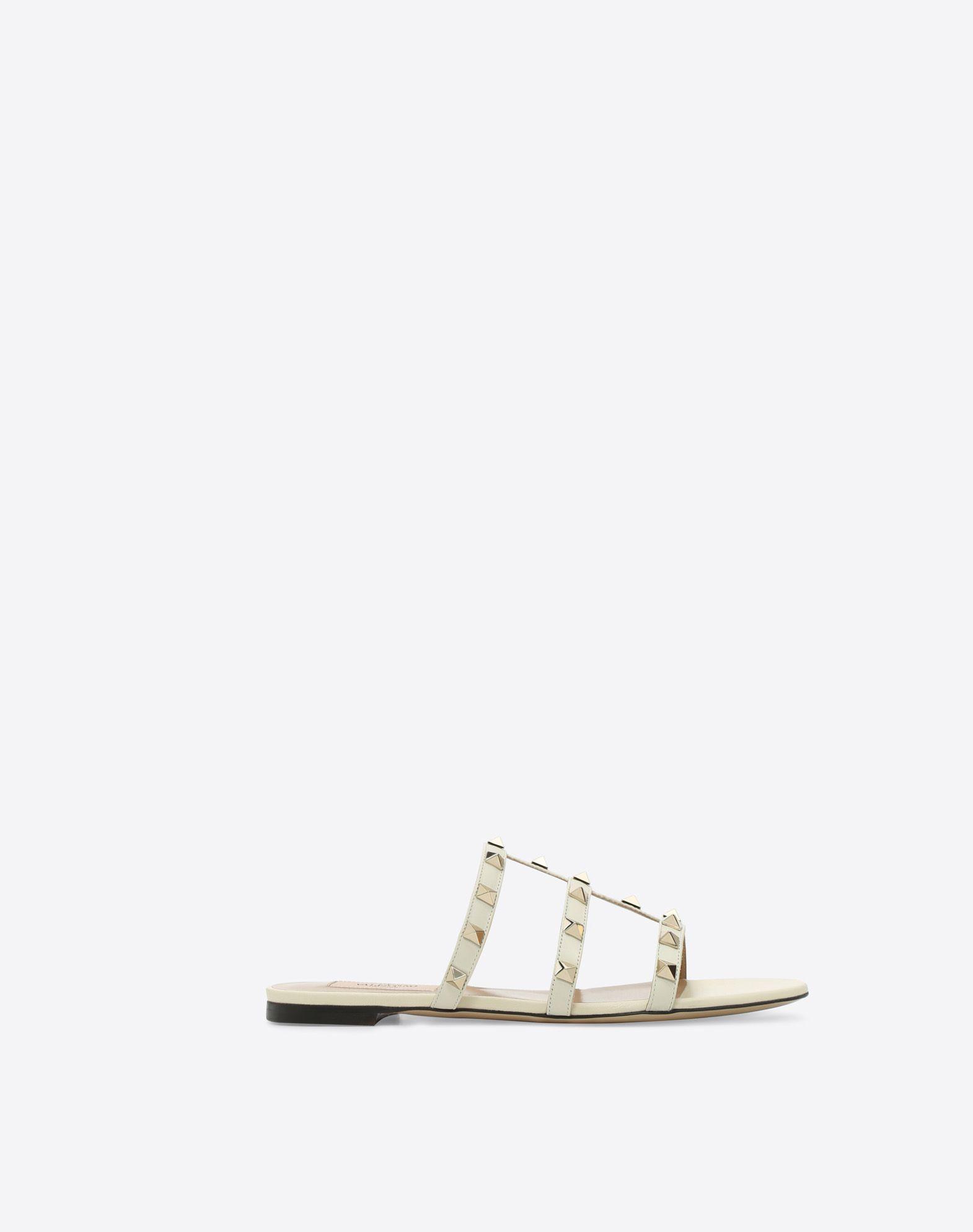 valentino flat slide sandal