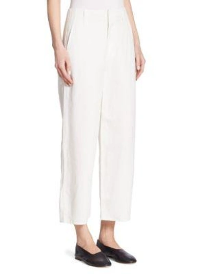 Shop Vince High-waist Culottes In White