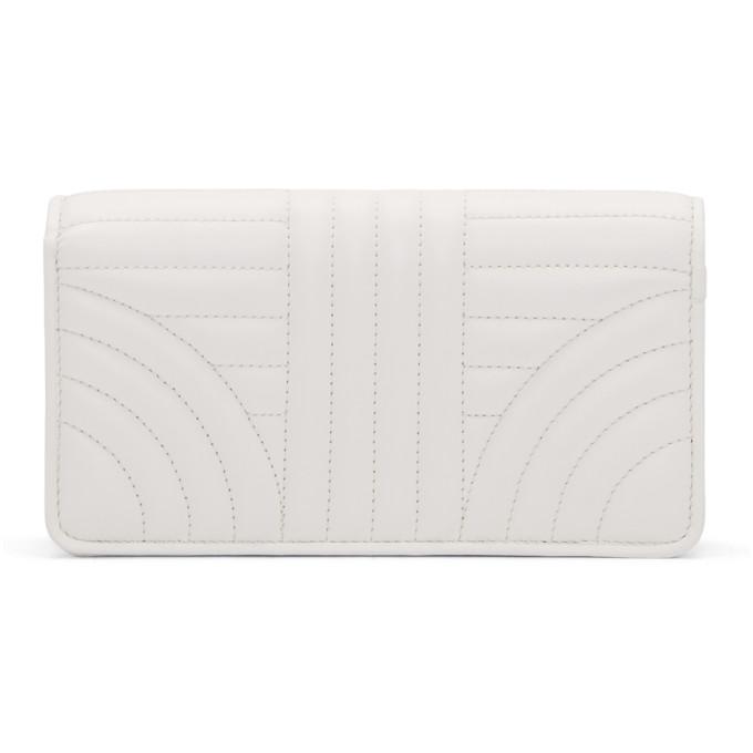 Prada White Quilted Wallet Chain Bag | ModeSens