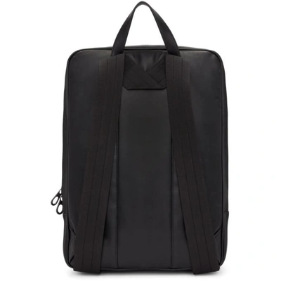 Shop Bottega Veneta Black Intrecciato Pocket Backpack