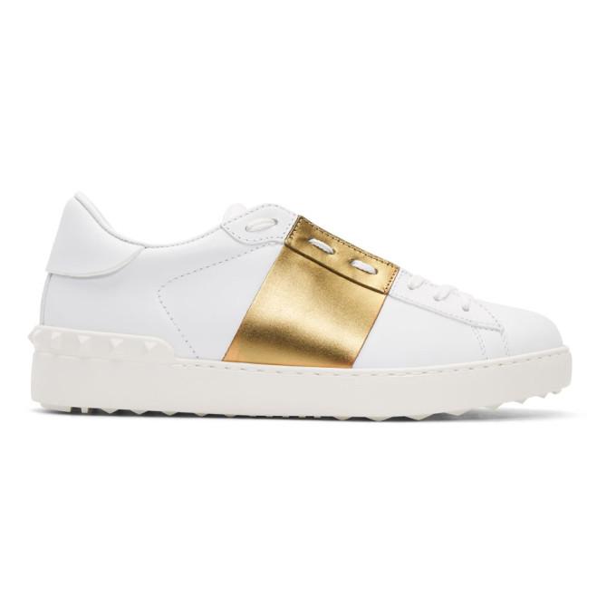 valentino open sneaker gold