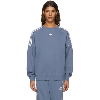 Adidas Originals Grey Pipe Crew Sweatshirt In Raw Steel | ModeSens