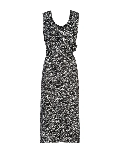 Shop Marni Midi Dress In Black