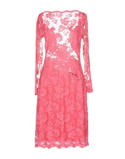 Shop Olvi's Knee-length Dress In Pink