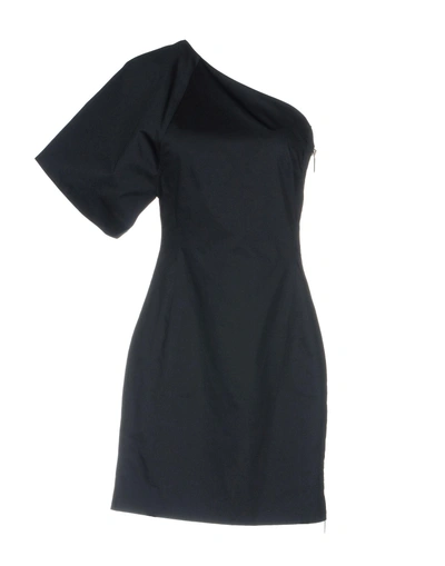 Shop Barbara Bui Short Dresses In Dark Blue