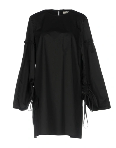 Shop Tibi Short Dresses In Black