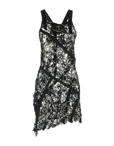 Shop Alessandra Marchi Short Dresses In Black