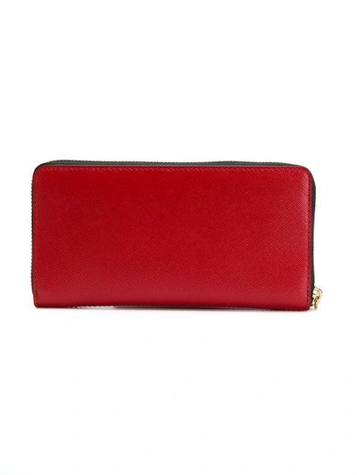 Shop Marc Jacobs Snapshot Continental Wallet In Pink & Purple